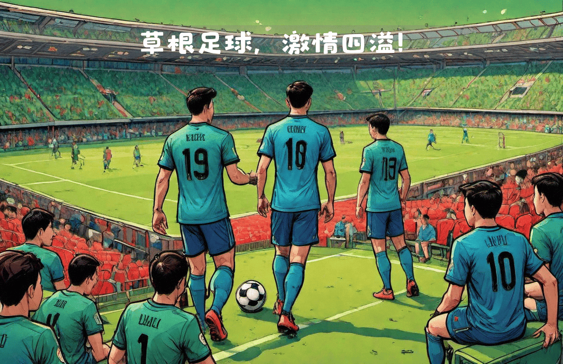 足球场上的激情碰撞，场面火爆